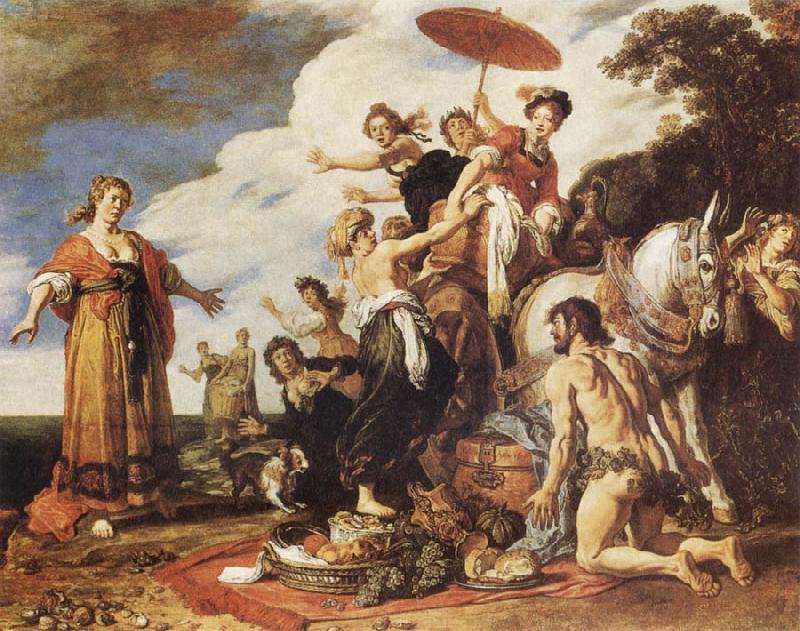 Peter Paul Rubens Odysseus and Nausicaa Spain oil painting art